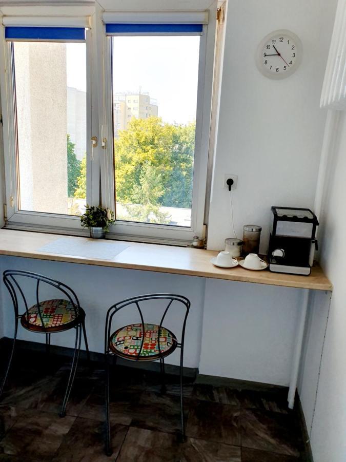 Center Apartment, Balcony Twarda Warschau Exterior foto
