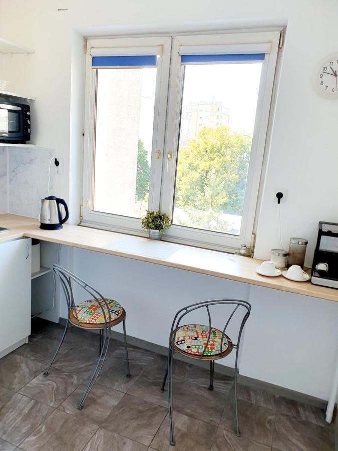 Center Apartment, Balcony Twarda Warschau Exterior foto